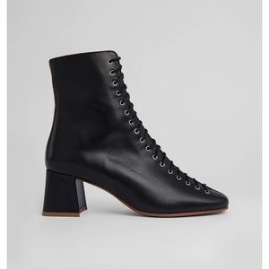 BY FAR black leather Becca boot like new!